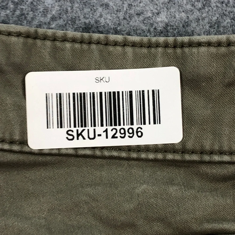 Mavi Matt Mens Chino Pants 36x32 (fits 36x30) Straight Leg Olive Green Stretch